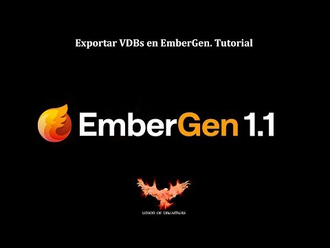 Cómo exportar VDBs en Embergen. Export VDBs in Embergen