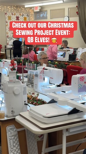 Our Christmas Crafting Event: QB Elves! #quiltshop #sewing #quilting #christmas #crafting | The Quilting Bee, Inc.