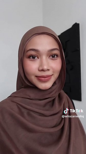 Tutorial modal hijab cotton ala ala arabian style 🤎