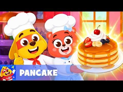 Let's Make Pancakes | 👨‍🍳 Junior Chef's Cafe | Cooking Games For Kids | Kiddopia