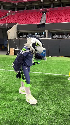 The moment @Blooper showed up at the NFL Mascot Summit. | NFL Mascot
