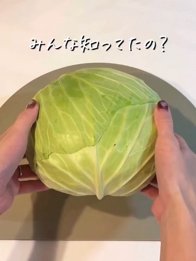 キャベツを使い切る裏ワザ✨