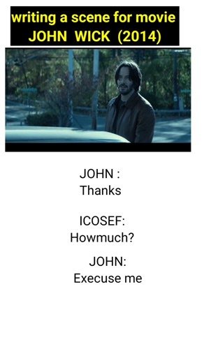 #how to write scene #johnwickmovie #explanation video under fair use