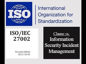ISO 27002 - Control 16.1.2 - Reporting Information Security Events