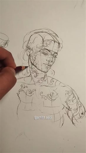 Aadi Jain on Instagram: "Cross-contour drawing is all about understanding form, volume, and structure. In this tutorial, I break it down using a simple apple to show how contour lines wrap around a form and define its three-dimensional shape.✍️ Once you understand construction, contour and cross-contour lines become a powerful tool—not just for structure, but also for expression. ✨ This is Part One of my cross-contour drawing tutorial. Want Part Two on using contours for light and shadow? Commen