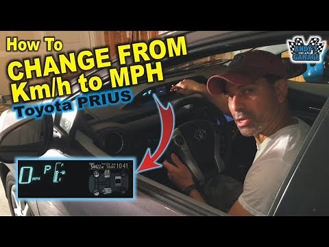 How To Change From Km/h To MPH - Toyota Prius (Andy’s Garage: Episode - 97)