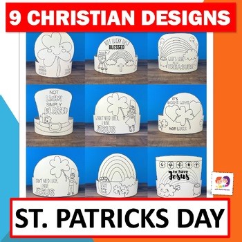 St Patrick’s Day Christian Paper Hats | Bible Craft Printable | March Religious