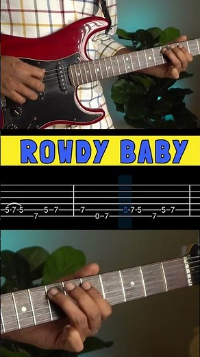 Rowdy Baby | Intro | Electric Guitar Lesson for Tamil Songs | Tabs