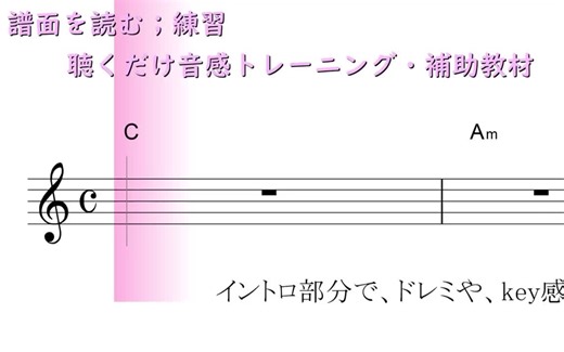 楽譜読む練習のための初見譜面練習｜ドレミソラシド｜楽器練習