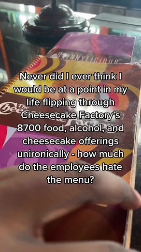 Explore the Cheesecake Factory Menu in Detail