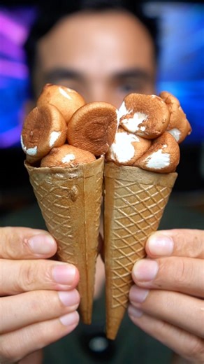 Marshmallow Ốc Quế Nhân Sô Cô La 🍫 #shorts #tiktok #foryou #fyp #xuhuong #tienqb