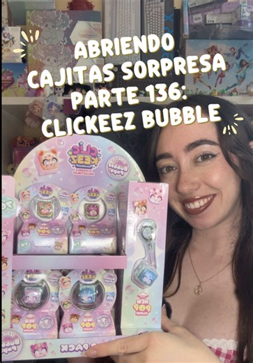 💗 Clickeez Bubble Pop o Clickeez Serie 3 (los más bonitos hasta el momento) 💗 *PubIi(Comprado por mí) 💞 Hoy nos toca abrir un par de packs de 2 de estos Clickeez Bubble Pop nuevos tan preciosísimos buscando tener nuestro teclado completo de Clickeez Bubble Pop. 🥰 Muy pronto más! Y con sorpresas. 🤭 #clickeez