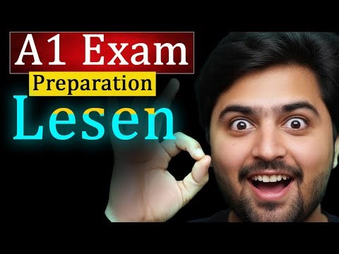 Goethe Lesen Exam Preparation – German for Beginners A1| Step by Step Guide