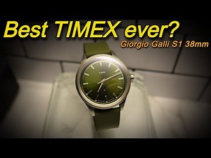 Timex Giorgio Galli S1 38 Automatic 38mm - Unboxing an Upgraded S1 with Sapphire Crystal Green Dial