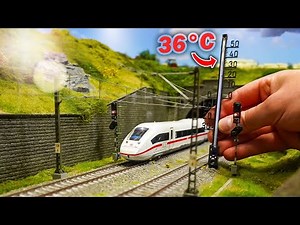 Burning asphalt and bent rails - summer on the model railway ☀️🛤️