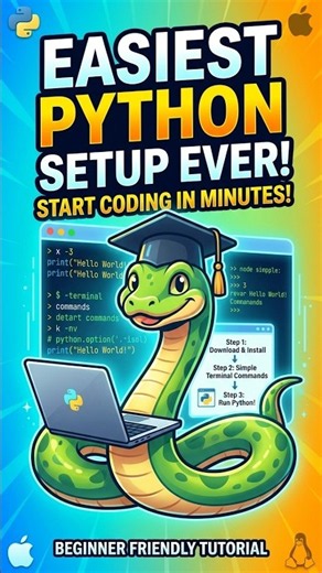 Easiest python setup ever. #shorts #shortvideo #python #viral #programming #pythonprogramming
