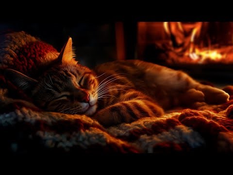 Purring Cat ASMR | Cozy Relaxing Environment