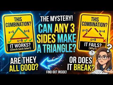 Triangle Inequality Theorem: The Secret Rule of Triangles