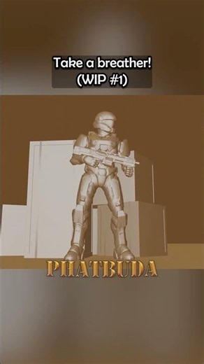the platter of animations (triple halo short) 🎞️ #halo #phatbuda #3danimation
