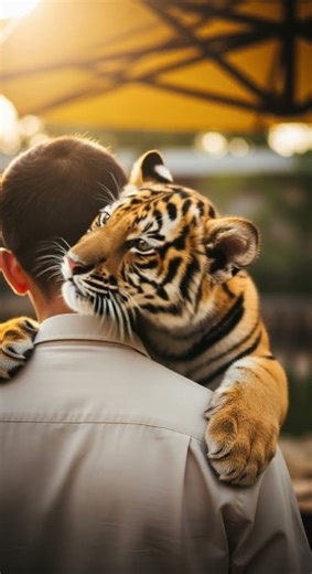 🐯 WOW!!!, this little tiger cub is absolutely adorable and playful #wildlife #tigercub #nature