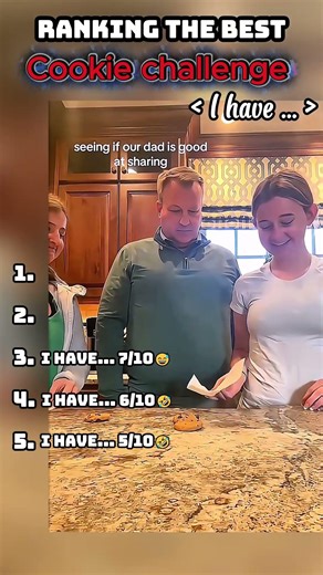 Ranking the best : Cookie challenge #moments #top5 #ranking #cookies #youtubeshorts