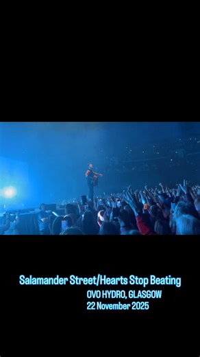 Callum Beattie News on Instagram: "It’s Fridaaaaay ……..!! 📹’Salamander Street/Hearts Stop Beating’ OVO Hydro, Glasgow 22 November 2025 #callumbeattie #callumbeattieofficial #callumbeattienews #salamanderstreet #heartstopsbeating #ovohydro #glasgow #fyp#foryou #foryoupage"