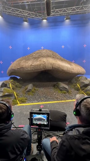 Behind the scenes of a mushroom #movie #behindthescenes #bts #viral #kazeai