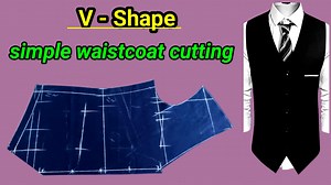 141K views · 1.4K reactions | simple waistcoat cutting easy method | v shape waistcoat cutting | waistcoat cut rs fashion designer | RS fashion designer boutique | Facebook