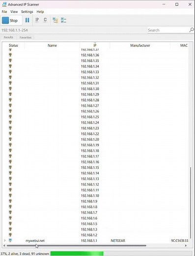 How to check IP using Advance IP Scanner