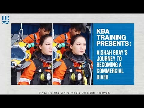 Commercial Diver Training | Female Commercial Diver | KBA Training | Singapore