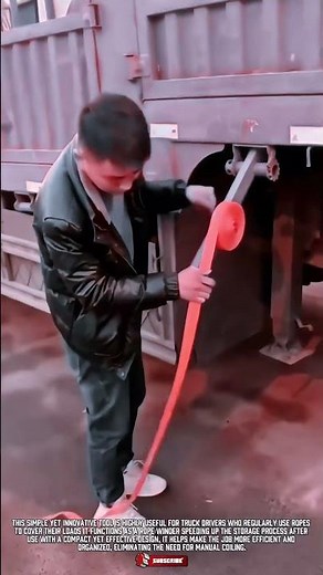 Rope Winder Innovation Tool: Make Truck Driver Work Fast & Organized #ToolHolder