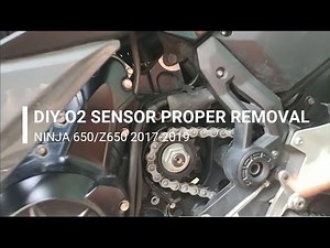 DIY Ninja 650/z650 O2 Sensor proper removal
