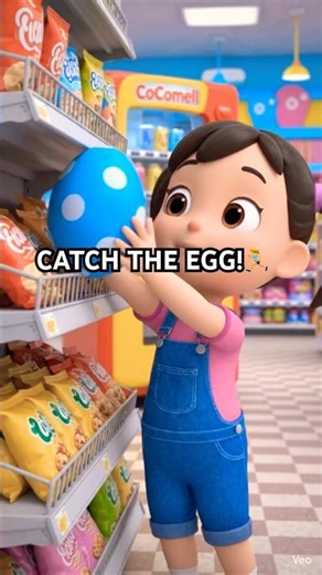 Humpty Dumpty Fall Story 😱 | Cute Girl Chases Egg! #kidsstory #animation #toddlertv #disney