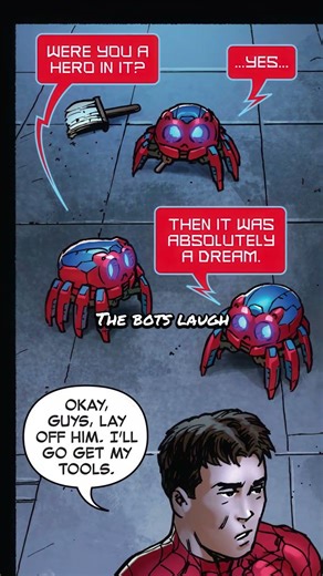 Spider-Man's sad bot