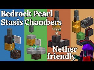Enderpearl Stasis Chambers | Bedrock Tutorial