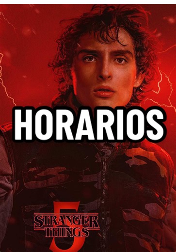 Horarios de Estreno de Stranger Things 5 Vol. 2