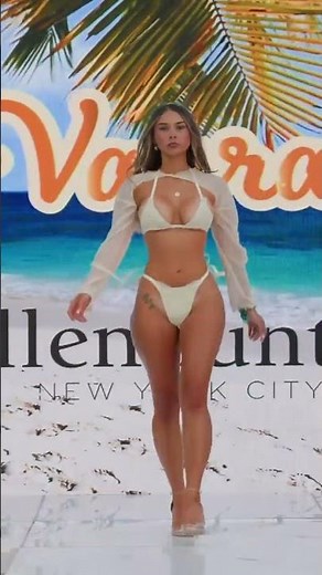 my 3rd show at New York swim week 🥹 thank you vauras 🥰🥰 #sophieraiin #shorts