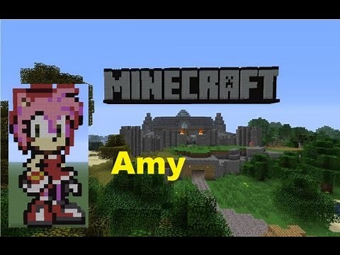 Minecraft Pixel Art: Amy Rose Tutorial