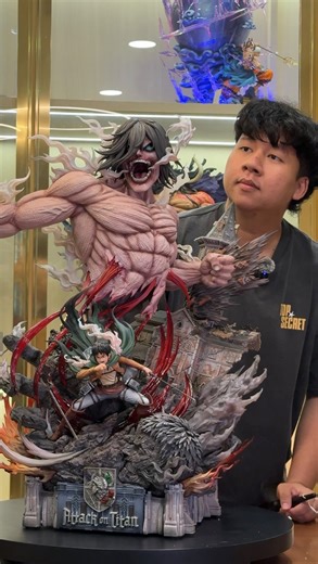 🔥Eren Yeager - Attack on Titan Statue ( by @justicetoy.th ) #attackontitan #erenyeager #anime #resin #figure | Justice Toy