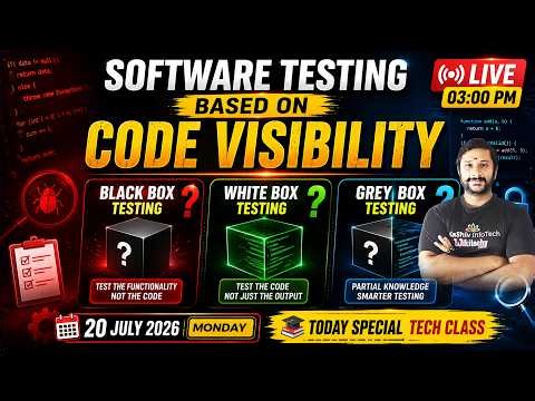 Software Testing 🔥 White Box vs Black Box Testing | Software Engineering | Kaashiv infotech