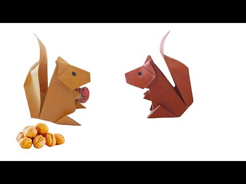 Origami Squirrel