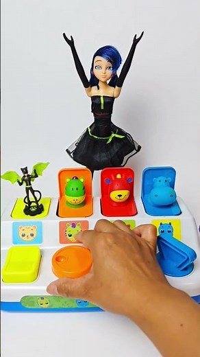 miraculous transformation dress#doll #barbie #doll #satisfying #ladybug#shorts #miraculous