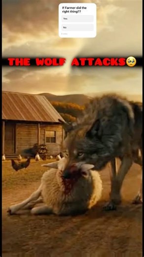 HERO FARMER Hears Sheep Screaming… What Happens Next Is Shocking! 🐑⚠️ #viralvideo