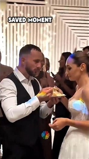 Wedding Cake Disaster… But Their Reaction Wins Hearts ❤️🍰 | Pure Respect #shorts