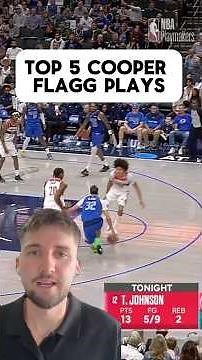 Cooper Flagg’s Top 5 Rookie Season Plays #nba