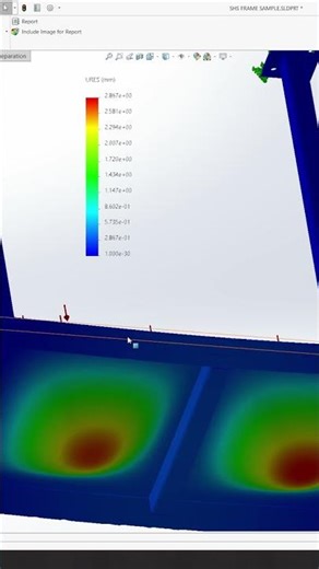 Will This SHS Frame Fail Under Load? (SolidWorks FEA)