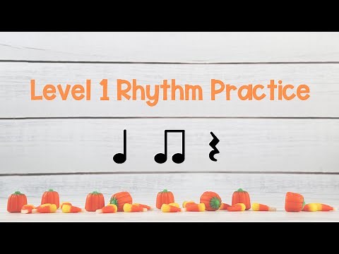 Level 1 Halloween Themed Rhythm Practice