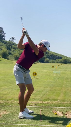 Baby fade for days! #golfswing #golfpro #golfcourse #golftips #golfcoach | Haiko Dana