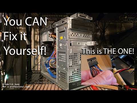 Dell XPS Desk Top Computer will NOT Turn ON and THE FIX