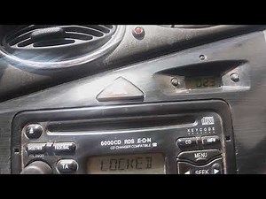 autoradio ford focus 6000 cd locked 13
